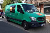 =MB Sprinter von KÄHLER-Bau steht im Mai 2019 in Büsum