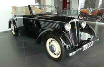 =DKW F 5, Bj. 1937, 684 ccm, 20 PS, gesehen im Audi-Museum Ingolstadt im April 2019.