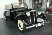 =DKW F 5, Bj. 1937, 684 ccm, 20 PS, gesehen im Audi-Museum Ingolstadt im April 2019.