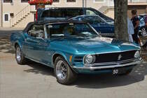 Ford Mustang, Bj 1970, aufgenommen beim Oldtimertreff in Remich. 14.07.2019