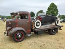 Ford COE Truck auf dem US-Car-Treffen in Stadtbredimus (Lux.) am 07.07.2019