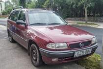 Opel Astra F Caravan. Foto: Pecs (HU), Mai 2019.