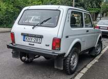 Lada Niva Rückansicht. Foto: Pecs (HU), Mai 2019.
