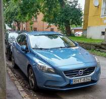 Volvo V40, Auslaufmodell in 2019. Foto: Pecs (HU), Mai 2019.