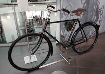 =Wanderer Fahrrad Typ  1 , Bj. 1907 mit Karbidbeleuchtung, gesehen im Audi-Museum Ingolstadt im April 2019.
