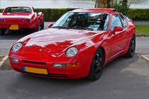 Porsche 968, Bj 1998, 4 Zyl, 3000 ccm,250 Ps, war in Remich beim Oldtimertreff zu Gast. 14.07.2019

