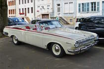 Dodge Polara 500 Cabriolet, Bj 1963, V8, 6300 ccm, war in Remich beim Oldtimertreff ausgestellt. 14.07.2019