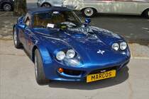 Macros Mantara 400 Spyder, Bj 1992, 8 Zyl, 3946 ccm, 247 Ps war in Remich beim Oldtimertreff zu sehen. 14.07.2019