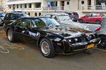 Pontiac Trans Am, BJ 1980, gesehen beim Oldtimertreff in Remich. 14.Juli 2019