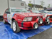 Alfa Romeo 75 V6, ursprünglich gefahren von Gabriele Noberasco und Massimiliano Cerrai bei der Rallye San Remo 1988 (Eifel Rallye Festival, 19.07.2019)