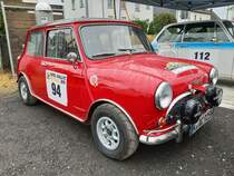 Austin Mini Cooper S, ursprünglich gefahren von Pat Moss und Ann Wisdom bei der Rallye Monte Carlo 1962 (Eifel Rallye Festival, 19.07.2019)