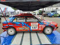 Lancia Delta HF Integrale, ursprünglich gefahren von Miki Biasion und Tiziano Siviero bei der Rallye San Remo 1989 (Eifel Rallye Festival, 19.07.2019)