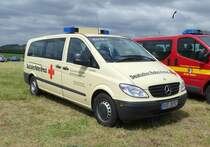=MB Vito vom DRK Kreisverband BADEN-BADEN steht auf dem Besucherparkplatz der Rettmobil 2019 in Fulda, 05-2019