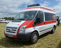 =Ford Transit des DRK Ortsverein BEXBACH steht auf dem Besucherparkplatz der Rettmobil 2019 in Fulda, 05-2019
