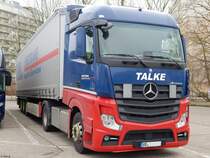 Mercedes-Benz Actros Sattelzug in Neubrandenburg am 10.03.2019