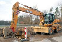 Radbagger CASE WX 185 - 07.03.2009 - Steinbachtalsperre EU