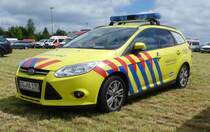 =Ford Focus von MEDIEambulance OV KUPPENHEIM, steht auf dem Besucherparkplatz der Rettmobil 2019 in Fulda, 05-2019