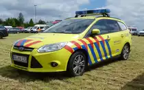 =Ford Focus von MEDIEambulance OV KUPPENHEIM, steht auf dem Besucherparkplatz der Rettmobil 2019 in Fulda, 05-2019