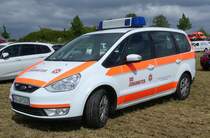 =Ford Galaxy der Johanniter SEG WÜRZBURG, gesehen auf dem Besucherparkplatz der Rettmobil 2019 in Fulda, 05-2019