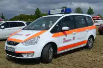 =Ford Galaxy der Johanniter SEG WÜRZBURG, gesehen auf dem Besucherparkplatz der Rettmobil 2019 in Fulda, 05-2019