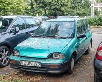 Geo Metro alias Suzuki Swift. Pecs (HU), Juli, 2019.
