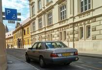 Mercedes-benz W124 E-Klasse. Pecs (HU), Juli, 2019.