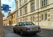 Mercedes-benz W124 E-Klasse. Pecs (HU), Juli, 2019.