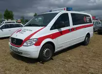 =MB Vito vom DRK, abgestellt auf dem Besucherparkplatz der Rettmobil 2019 in Fulda, 05-2019