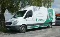 =MB Sprinter der Firma MIESEN, steht auf dem Besucherparkplatz der Rettmobil 2019 in Fulda, 05-2019