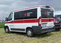 =Peugeot Boxer des DRK KV MÜGGELSPREE, steht auf dem Besucherparkplatz der Rettmobil 2019 in Fulda, 05-2019