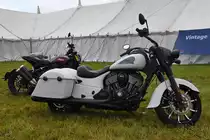 Eine Indian Chieftain war Anfang Juli 2019 in Fairford ausgestellt.