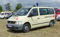 =MB Vito vom DRK OV WARSTEIN, abgestellt auf dem Besucherparkplatz der Rettmobil 2019 in Fulda, 05-2019