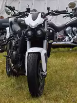 Eine Moto Morini Corsaro ZZ, so gesehen im Juli 2019 in Fairford.