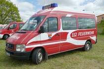 =VW LT TDI der Feuerwehr FAULBACH, abgestellt auf dem Besucherparkplatz der Rettmobil 2019 in Fulda, 05-2019