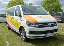=VW T 6 des ASB RV BERLIN-NORDOST, steht auf dem Besucherparkplatz der Rettmobil 2019 in Fulda, 05-2019