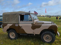 Ein Land Rover Series der Britischen Armee war Anfang Juli 2019 in Fairford zu sehen.