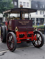 Der Dampftraktor  The Elephant  war im Juli 2019 in Altenbeken ausgestellt.