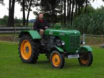 STEYR N180A, trifft in rasanter Fahrt zur Wadholz-Classic 2019 ein; 190721
