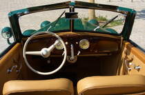 IFA F8 Cabrio (Gläserkarosserie) Baujahr 1954
Innenansicht in Fahrtrichtung
Aufnahme 04.06.2003