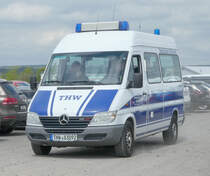 =MB Sprinter des THW verlässt die RettMobil 2019, 05-2019