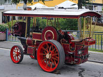 Einer von vielen in Altenbeken ausgestellten Dampftraktoren. (Juli 2019)