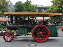 Der Dampftraktor  The Boss  war im Juli 2019 in Altenbeken ausgestellt.