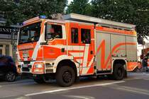 =MAN als HLF 20 der Feuerwehr WIESBADEN bei einem Einsatz im Juni 2019