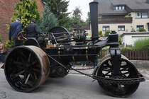 Die Dampfwalze  Emmi  war Anfang Juli 2019 in Altenbeken unterwegs.