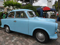 Ein Trabant 600 standen Anfang Juli 2019 in der Innenstadt von Altenbeken.
