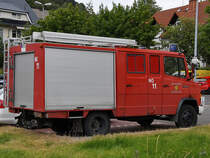 Ein Mercedes-Benz 709D, so gesehen im Juli 2019 in Altenbeken.