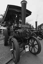 Der Dampftraktor  Lady Colinda  war im Juli 2019 in Altenbeken ausgestellt.