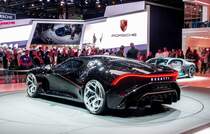 Bugatti La Voiture Noire. Foto: Autosalon Genf, 2019.