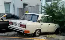 Lada Nova (Lada 2105), fotografiert in Pecs (HU), Juli 2019.