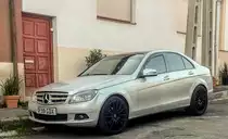 Mercedes-Benz C-Klasse, fotografiert in Pecs (HU), Juli 2019.